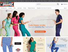 Tablet Screenshot of modellauniforms-cherokee.com